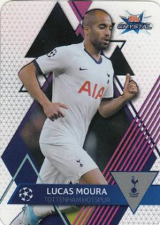 Lucas Moura Tottenham Hotspur 2019/20 Topps Crystal Champions League Base card #55